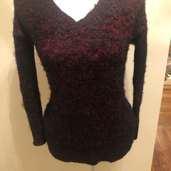 Moon and Madison Confetti Turtleneck Sweater Sz M - Picture 6 of 11
